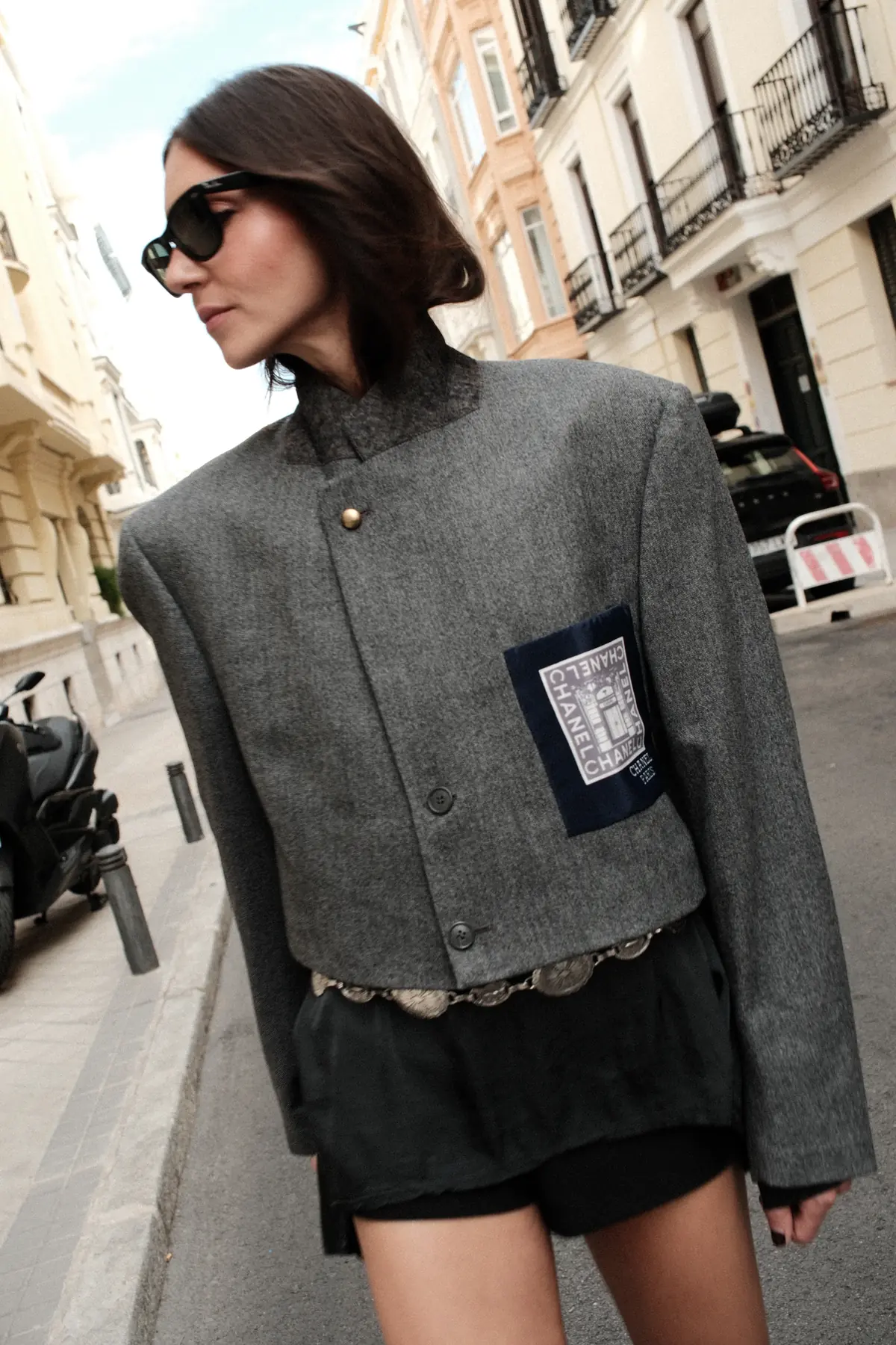 Short Notice by Parché Studio, worn on the street
